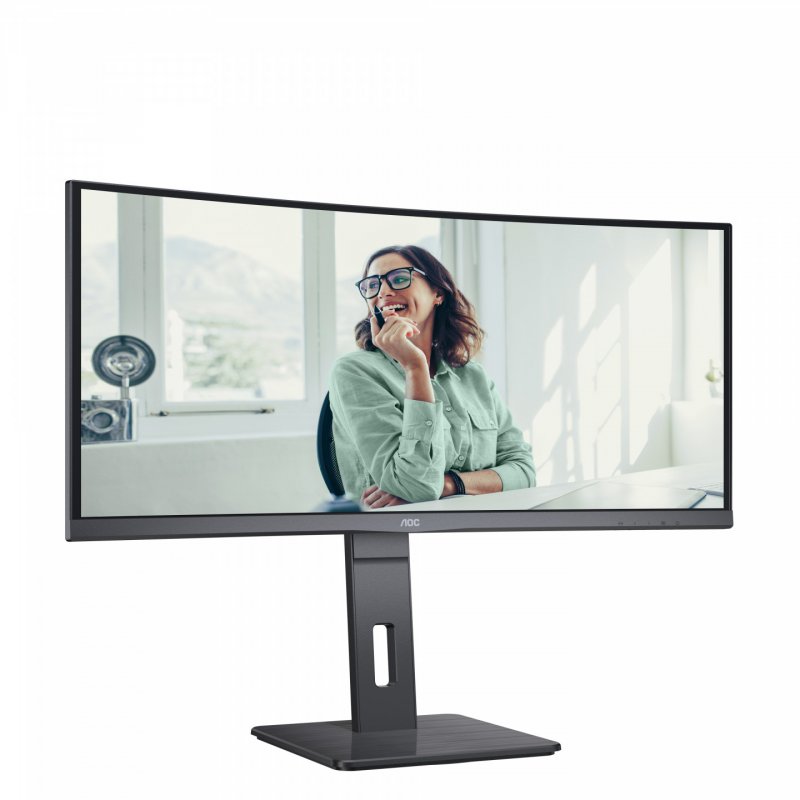 AOC CU34P3CV écran plat de PC 86,4 cm (34") 3440 x 1440 pixels UltraWide Quad HD LED Noir