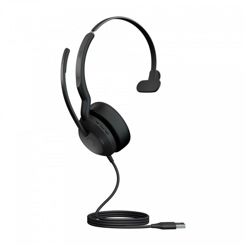 Jabra Evolve2 50 Casque Avec fil Arceau Bureau/Centre d'appels USB Type-A Noir
