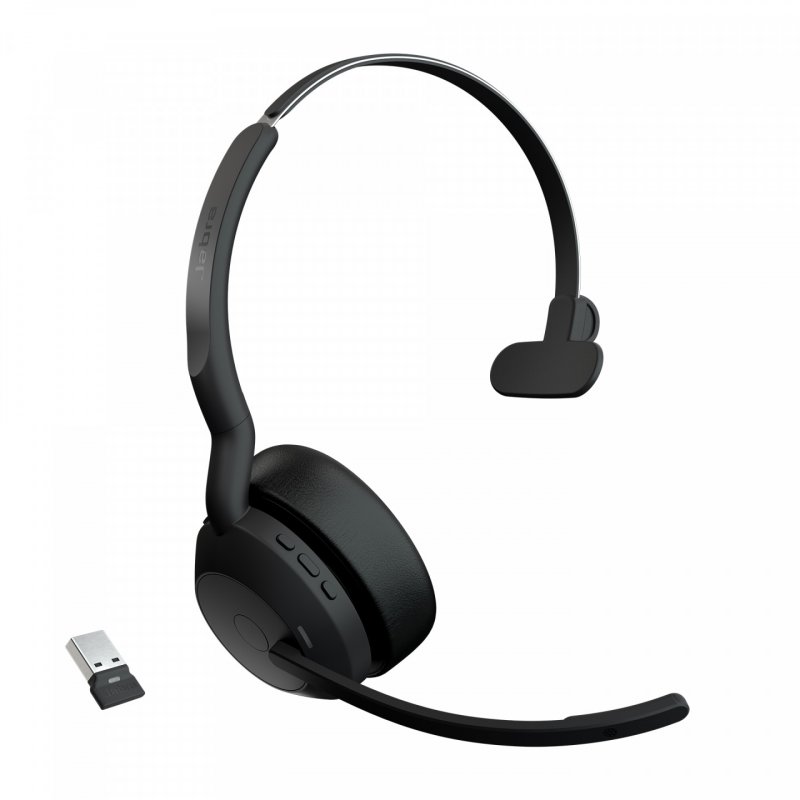Jabra Evolve2 55 Casque Sans fil Arceau Bureau/Centre d'appels Bluetooth Noir