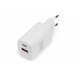 Adap Digitus 1x USB-A 1x USB-C charging white