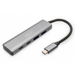 Digitus Hub 4 ports USB-C, 2x USB A + 2x USB-C