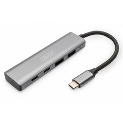 USB Hub Digitus USB 3.0 4-Port Aluminum