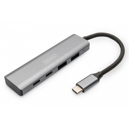USB Hub Digitus USB 3.0 4-Port Aluminum