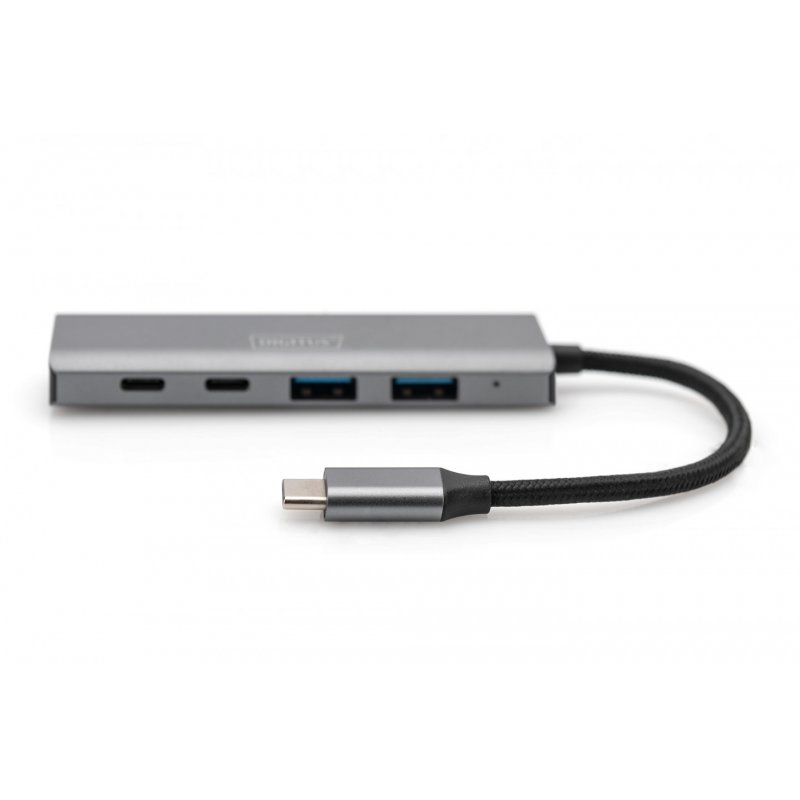 Digitus USB-C 4 Port HUB, 2x USB A + 2x USB-C