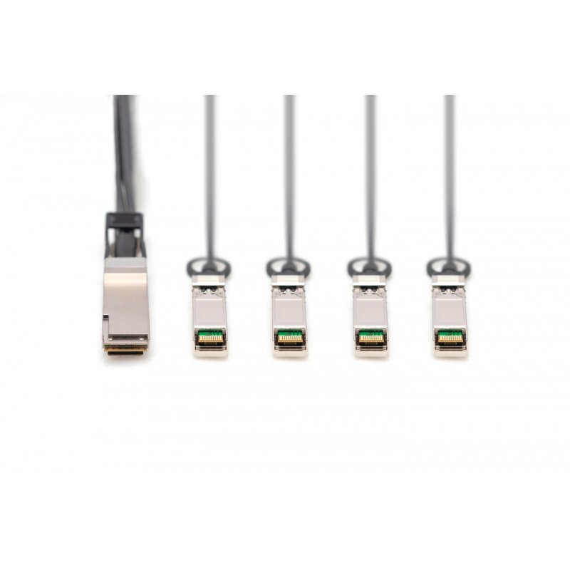Digitus 40G QSFP+ to 4XSFP+ Direct Attach Cable 1m