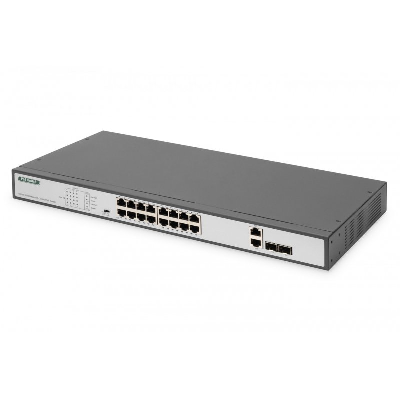 ZUB Digitus fast Ethernet PoE 16-port + 2 Combo
