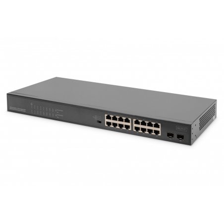 Digitus DN-95347-1 commutateur réseau Non-géré Gigabit Ethernet (10/100/1000) 1U Gris