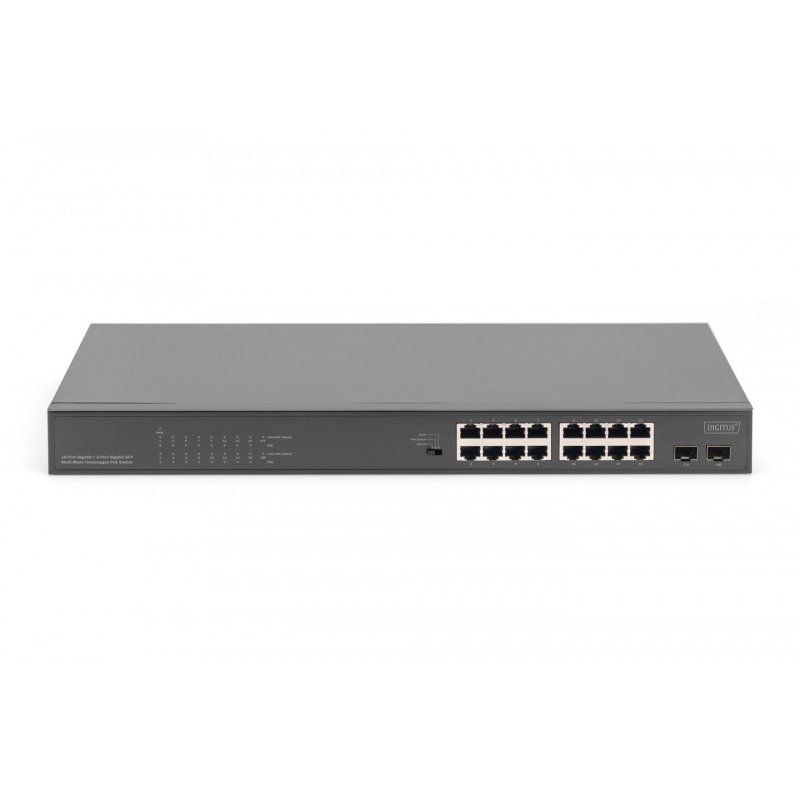 ZUB Digitus Gigabit Ethernet 16-port + 2 Combo