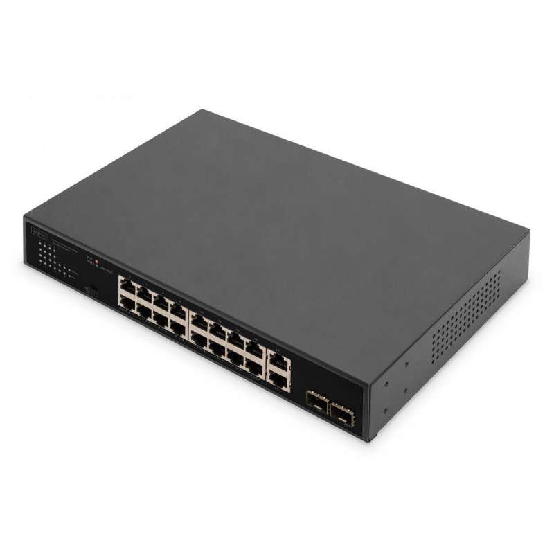ZUB Digitus Switch PoE 16+2-port + 2GE SFP