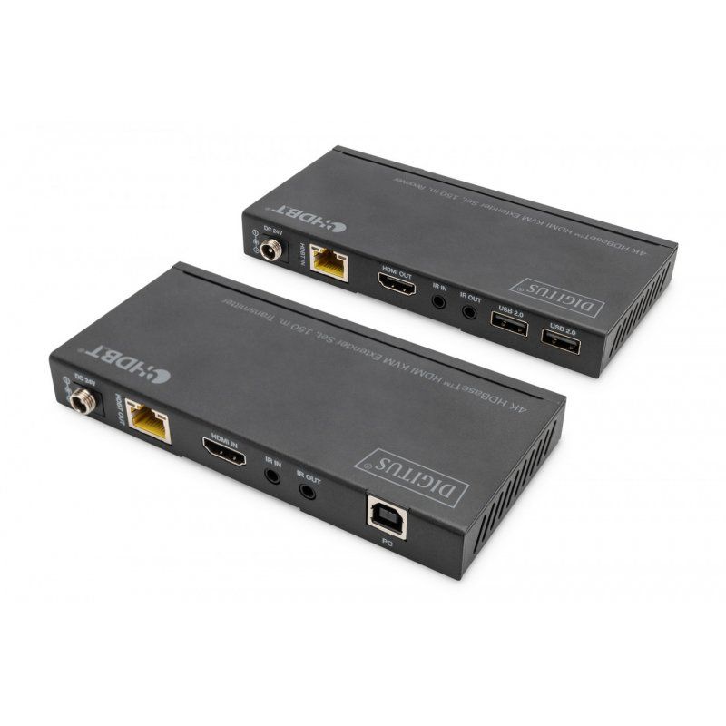Digitus Kit d'extension KVM HDMI 4K HDBaseT™, 150 m