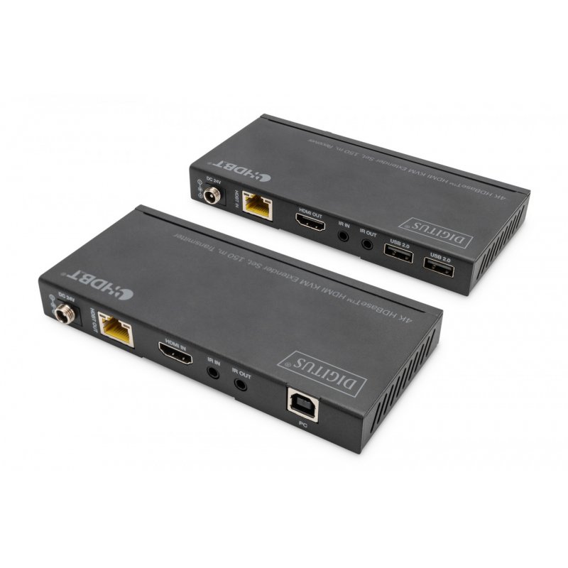 ZUB Digitus HDBaseT Extender Set black 150 M