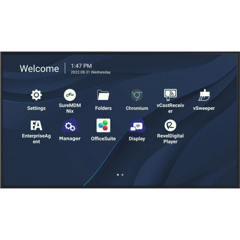 Viewsonic CDE7530 presentation display Black
