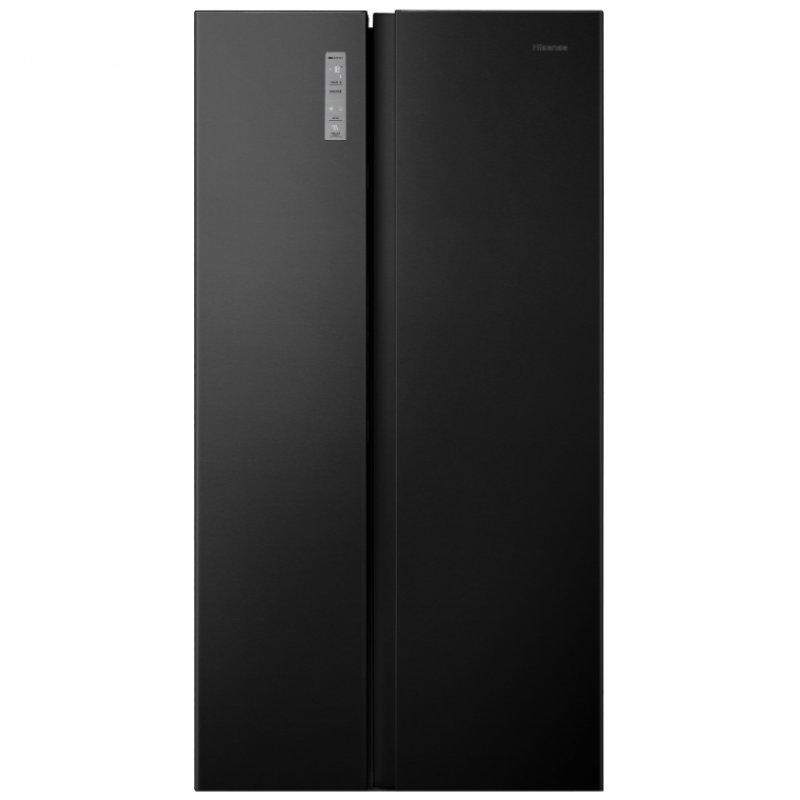Hisense RS677N4AFC side-by-side refrigerator Freestanding 519 L C Black