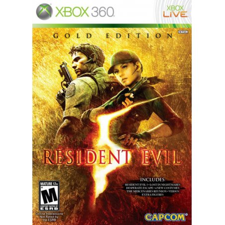 Capcom Resident Evil 5 Gold, Xbox 360, ESP Spanish