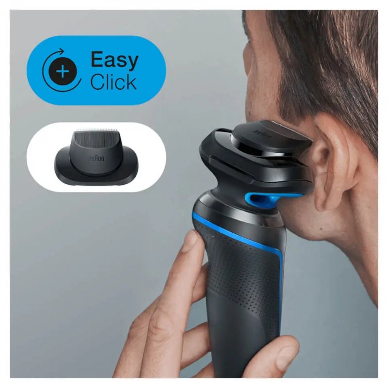 Braun Series 5 51-B1200S Rasoir à grille Tondeuse Bleu