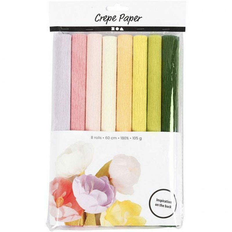 Crepe Paper - Pastel Colours (209001)