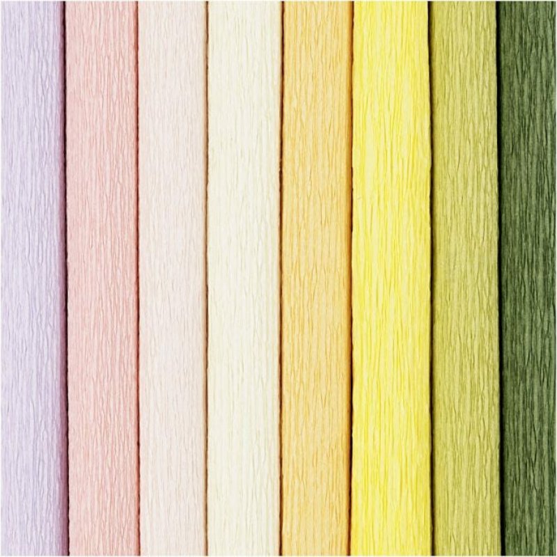 Crepe Paper - Pastel Colours (209001)