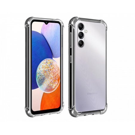 GALAXY A14 TRANSPARENT SHOCK ABSORBER CASE WITH ULTRA REINFOR
