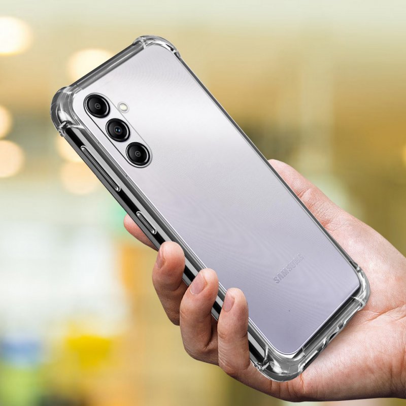GALAXY A14 TRANSPARENT SHOCK ABSORBER CASE WITH ULTRA REINFOR