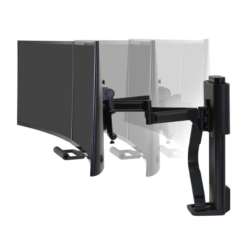 Ergotron TRACE 45-658-224 monitor mount / stand 68.6 cm (27") Black Desk