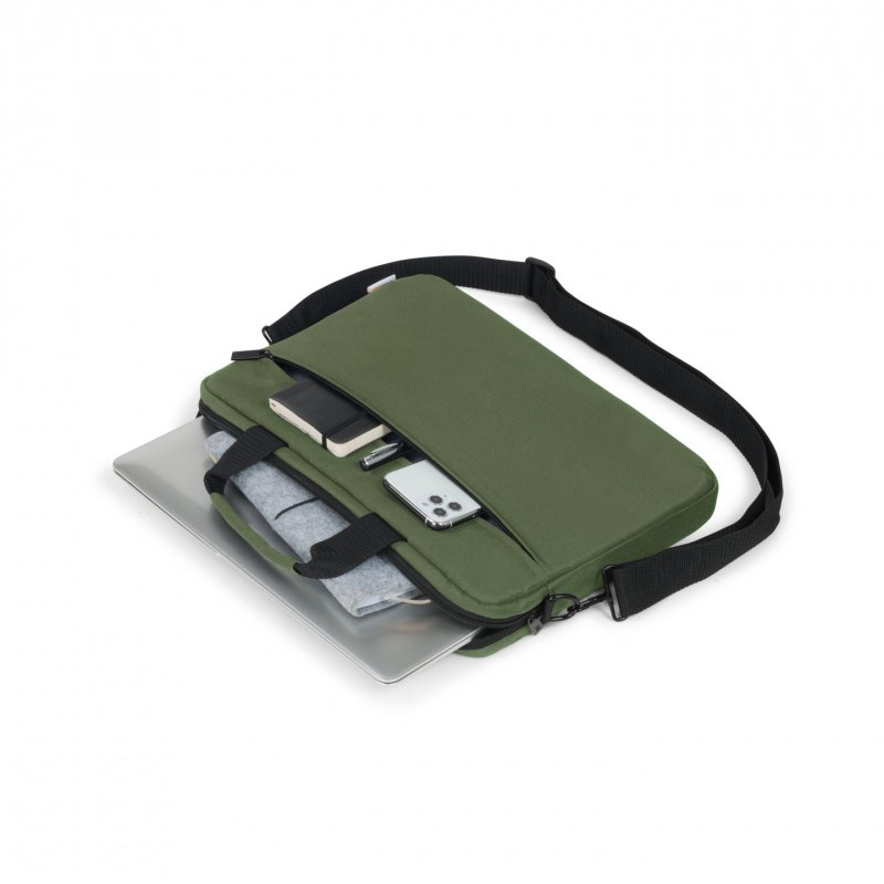 BASE XX D31959 notebook case 35.8 cm (14.1") Messenger case Green, Olive