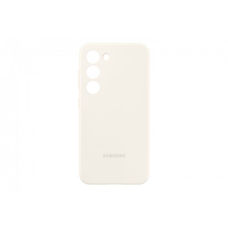 Sam Silicone Case f. Galaxy S23 cream  cream/beige