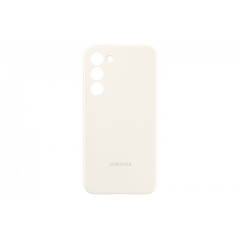 Sam Silicone Case f. Galaxy S23+ cream  cream/beige
