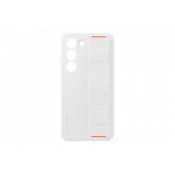 Sam Silicone Grip Case f. Galaxy S23 wh  white