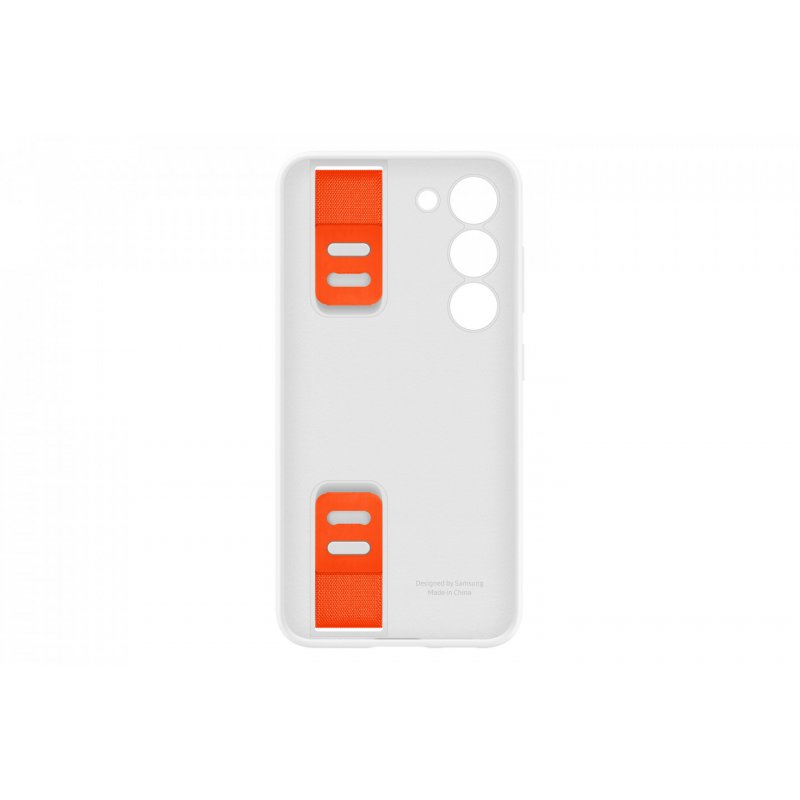 Sam Silicone Grip Case f. Galaxy S23 wh  white