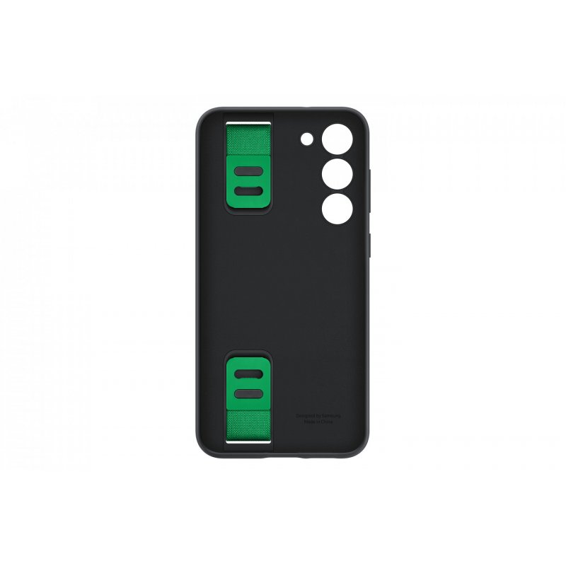 Sam Silicone Grip Case f. Galaxy S23+ bk  black