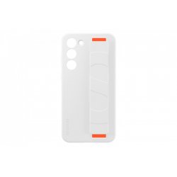 Sam Silicone Grip Case f. Galaxy S23+ wh  white