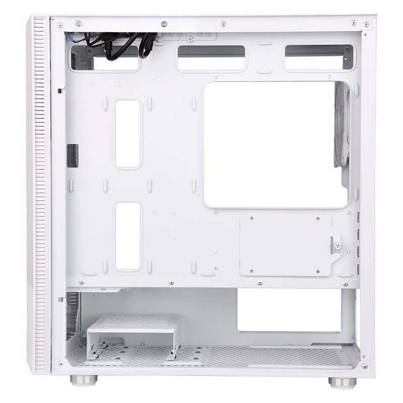 Boitier Mini Tour Micro ATX iTek Liflig 41 RGB avec panneau vitré (Blanc)