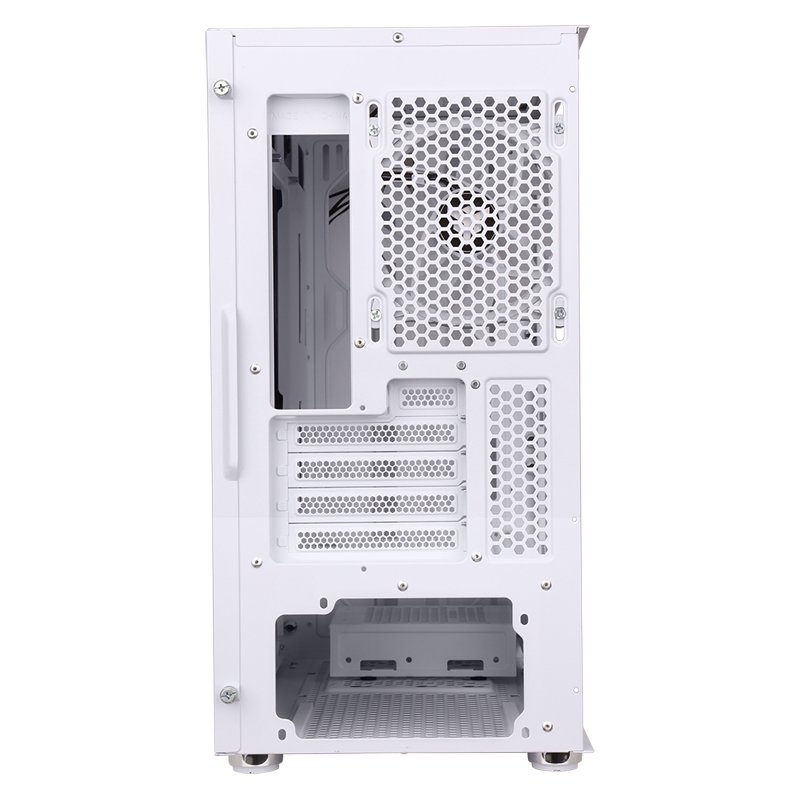 Boitier Mini Tour Micro ATX iTek Liflig 41 RGB avec panneau vitré (Blanc)