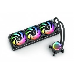 EK Water Blocks Nucleus AIO CR360 Lux D-RGB Processeur Refroidisseur de liquide tout-en-un 12 cm Noir 1 pièce(s)