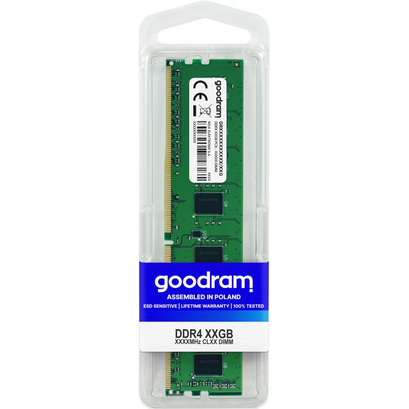 Goodram GR2666D464L19S/8G module de mémoire 8 Go 1 x 8 Go DDR4 2666 MHz