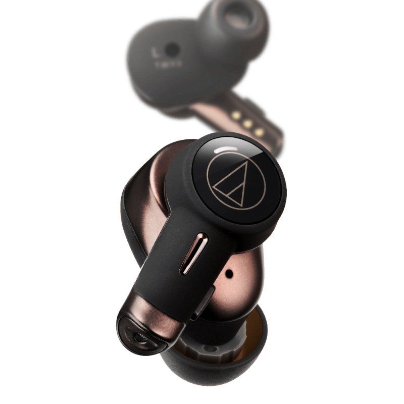 Audio-Technica ATH-TWX9 headphones/headset Wireless In-ear Music Bluetooth Brown