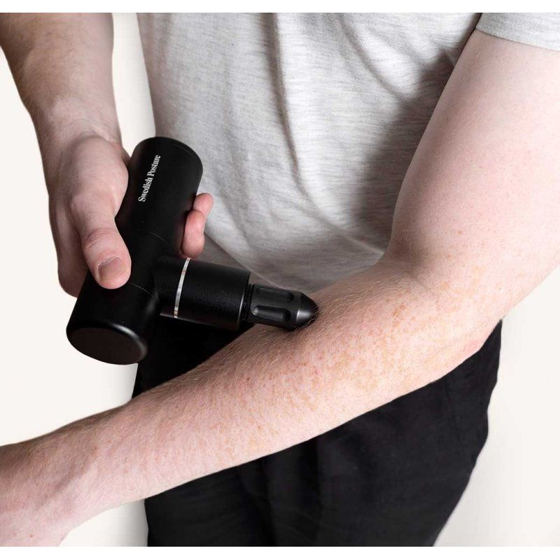 Swedish Posture Massage Gun Mini Recovery massager Universal Black