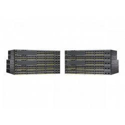 Cisco Small Business C2960X24TS-L, Refurbished Géré L2/L3 Gigabit Ethernet (10/100/1000) 1U Noir