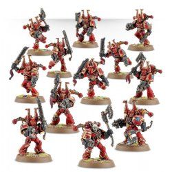 Games Workshop Warhammer 40,000 - World Eaters : Khorne Berserkers