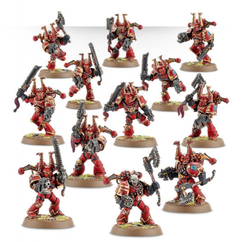 Games Workshop Warhammer 40,000 - World Eaters : Khorne Berserkers