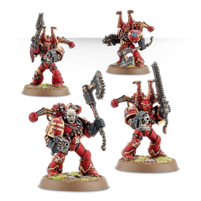 Warhammer 40k - Space Marine du Chaos World Eaters Berserkers de Khorne