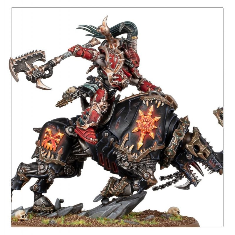 Warhammer 40k - Space Marine du Chaos World Eaters Seigneur Invocatus