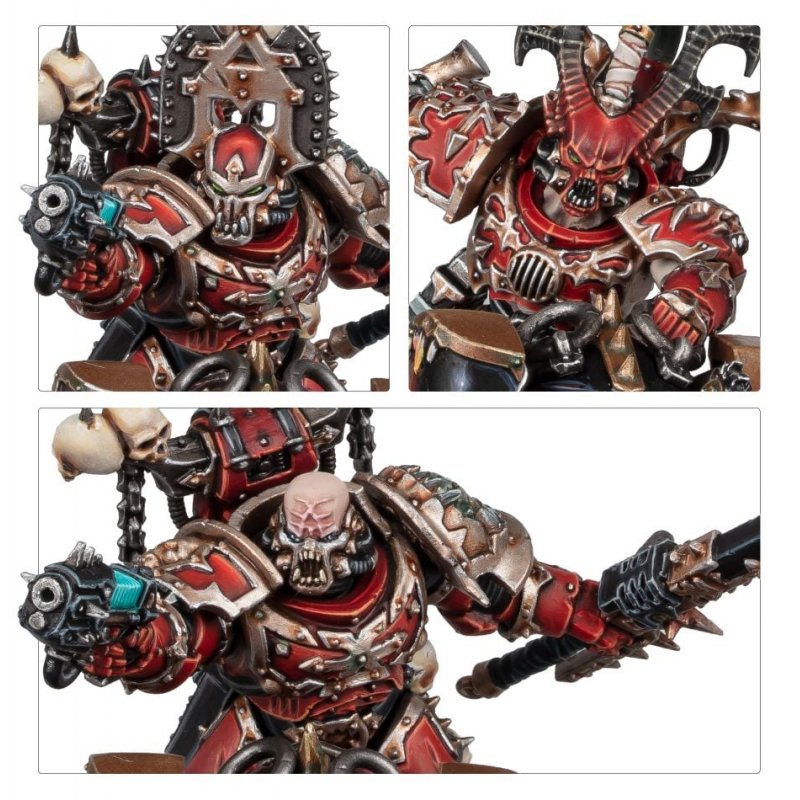 Warhammer 40k - Space Marine du Chaos World Eaters Seigneur Invocatus