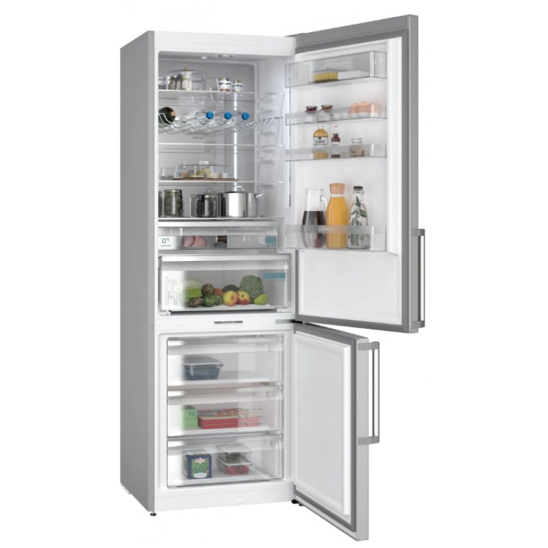 Siemens iQ500 KG49NAIBT réfrigérateur-congélateur Pose libre 440 L B Acier inoxydable