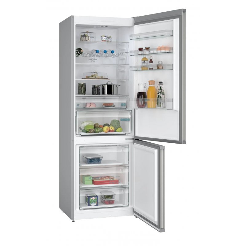 Siemens iQ300 KG49NXIBF réfrigérateur-congélateur Pose libre 440 L B Acier inoxydable