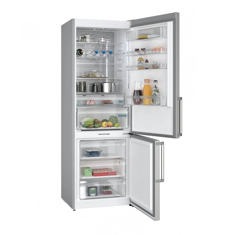 Siemens iQ500 KG49NAICT réfrigérateur-congélateur Pose libre 440 L C Acier inoxydable