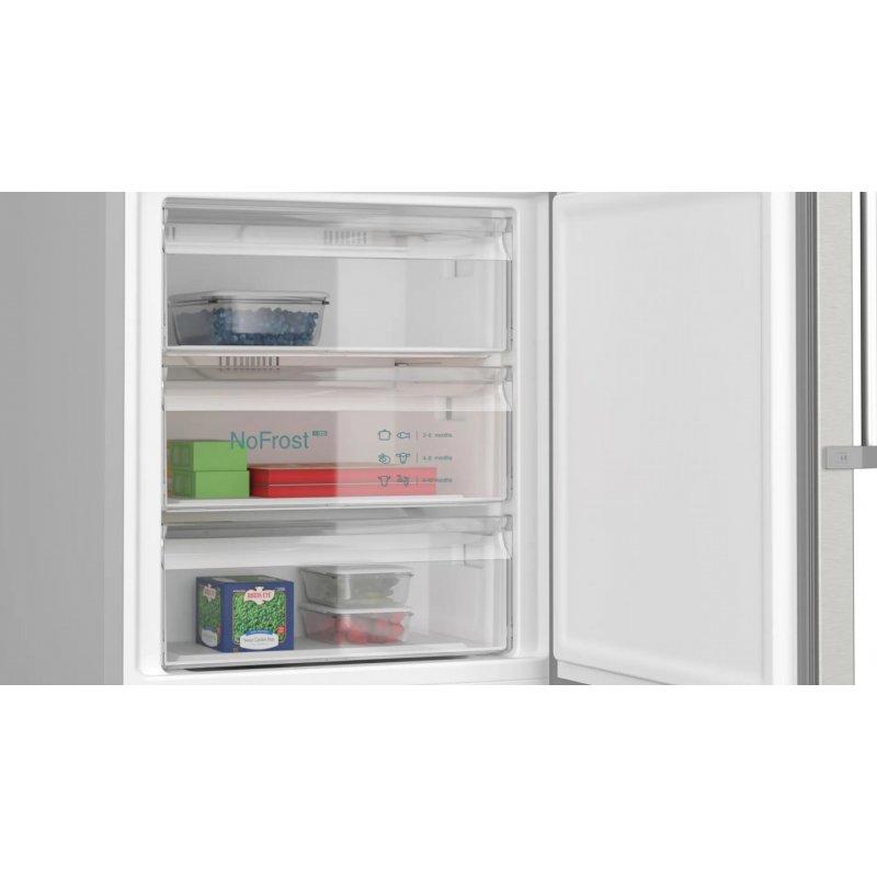 Siemens iQ500 KG49NAICT fridge-freezer Freestanding 440 L C Stainless steel