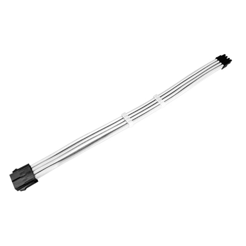 Câble d'extension (Rallonge) Xigmatek iCable VGA - 1x PCIe 6+2 pins (Blanc)