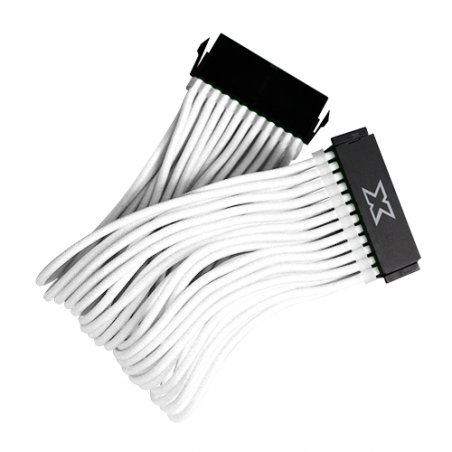 Câble d'extension (Rallonge) Xigmatek iCable MB - 1x 24 pins (Blanc)
