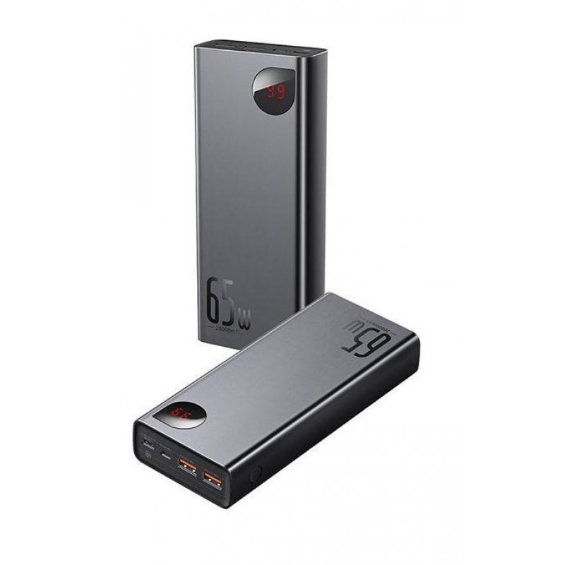 Baseus PPIMDA-D01 banque d'alimentation électrique Polymère 20000 mAh Noir